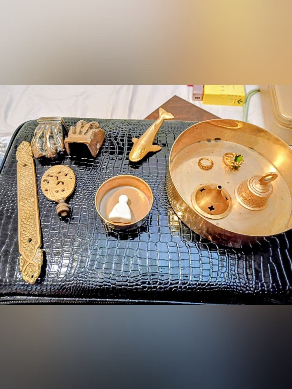 Various Brass Collectibles Collection (Vintage Rings not included)